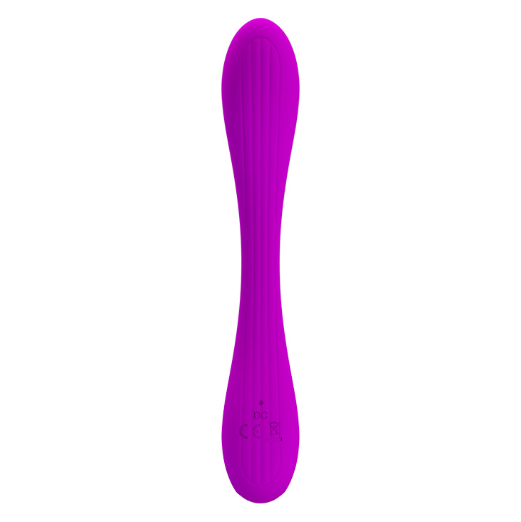 Dual Head Silicone Vibrator Waterproof Rechargeable Adult Toy_voghion.com