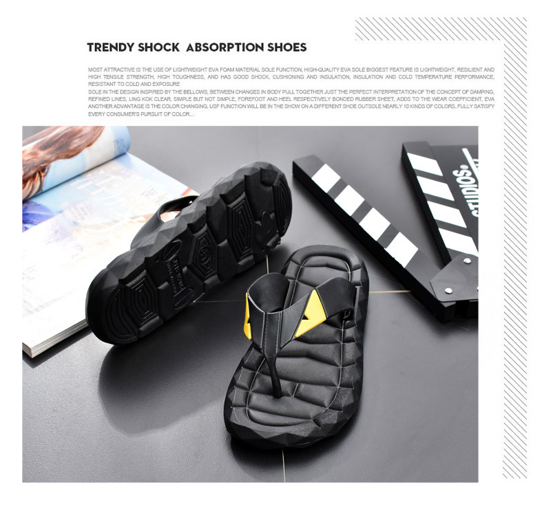 小怪兽人字拖_12