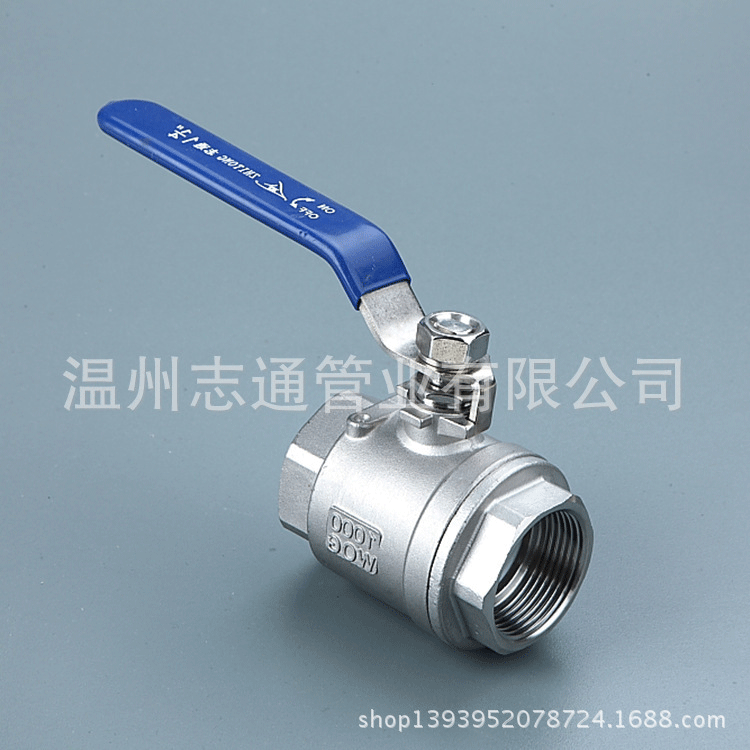 厂家直销 二片式球阀 国标不锈钢球阀 手动不锈钢球阀