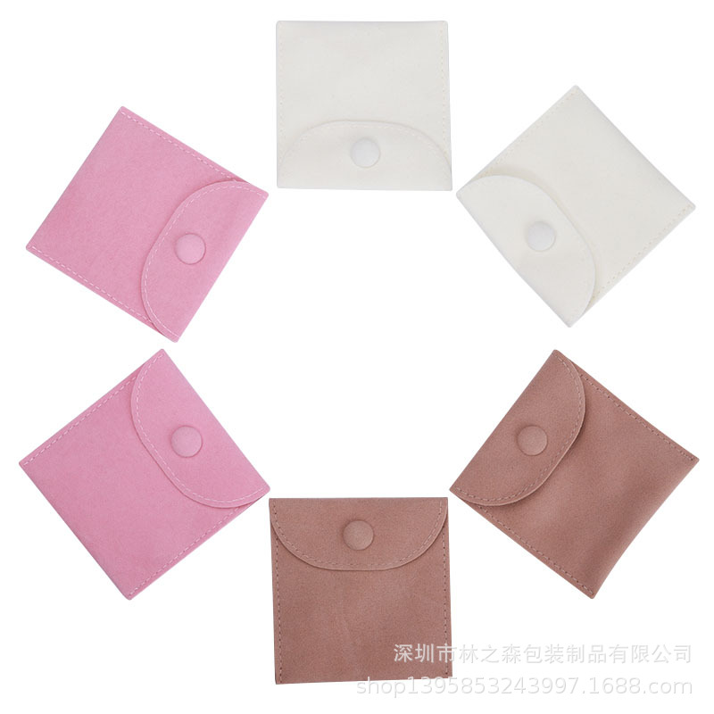 En stock terciopelo fresco flip bolsa envolvente flip bolsa de terciopelo reloj joyería plegable franela flip bolsa fabricante