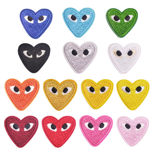 Manufacturer love cloth patch computer embroidered stamp cartoon color love embroidery cloth patch clothing accessories patch patch