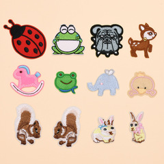 君樂卡通布貼電腦繡花廠家直銷貝殼服裝輔料鞋帽包配飾飾品配件