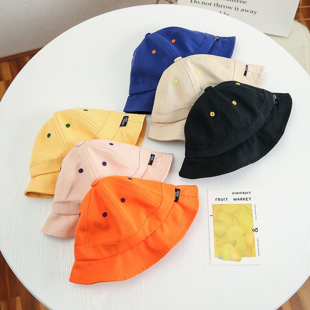 Korean Style Cute Children's Fisherman Hat display picture 13