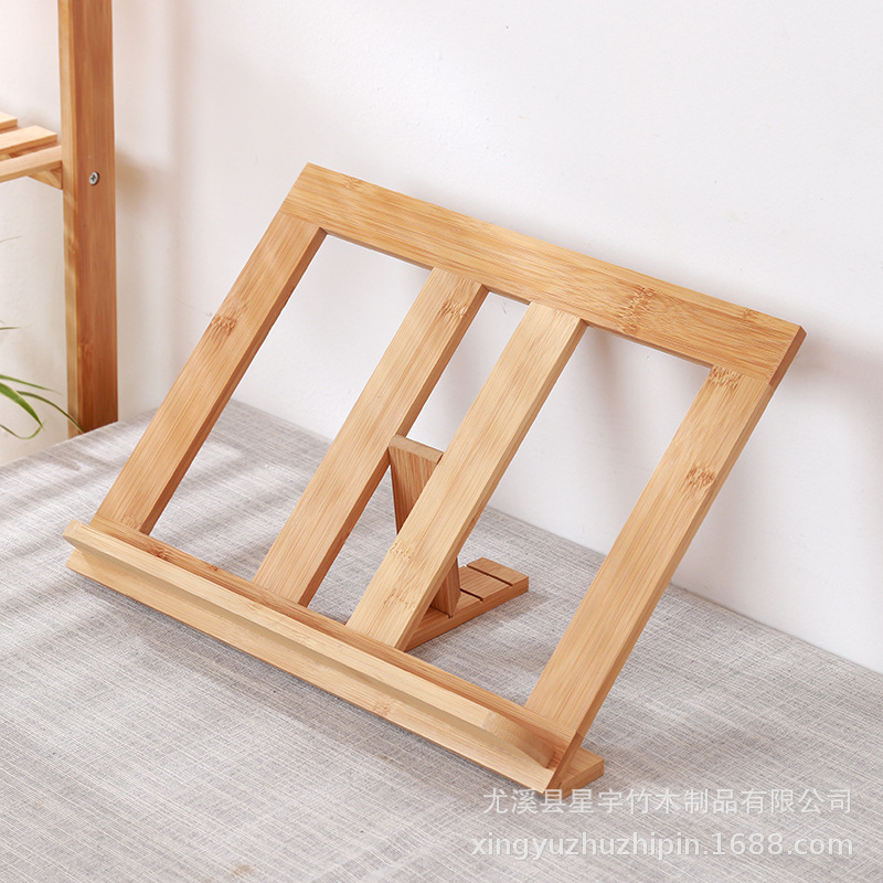 Multifunctional Bamboo Laptop Stand Solid Wood Tablet PC Bracket Convenient Reading Reading Rack Multifunctional Bamboo Laptop Stand Solid Wood Tablet PC Bracket Convenient Reading Reading Rack