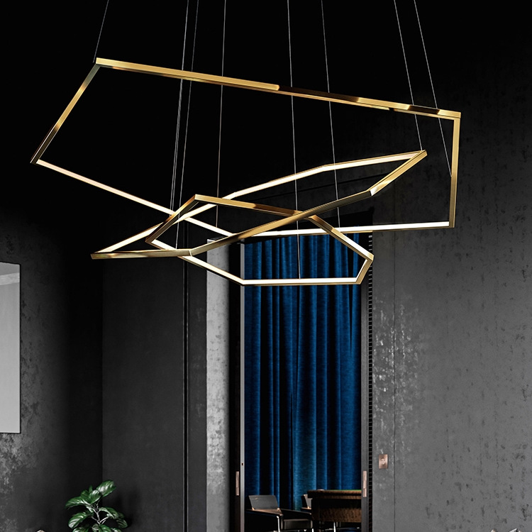 Nordic minimalist designer chandelier at...