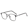 Explosion female Frame Frame Mes. Metal Retro Super Light Eyebrow Shelf Men's Trimous Blu -ray Glasses Woman