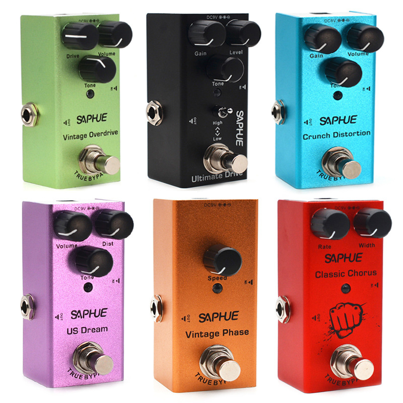 SAPHUE Mini Electric Guitar Effector Ten...