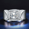 Wedding ring, one carat, simple and elegant design