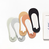 Шелковые летние тонкие нескользящие гетры, невидимые носки, большой размер