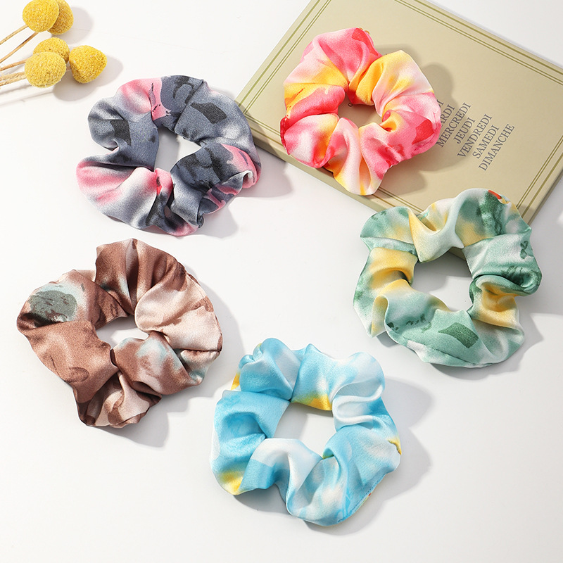 Sequined Velvet Fabric Hair Scrunchies display picture 3