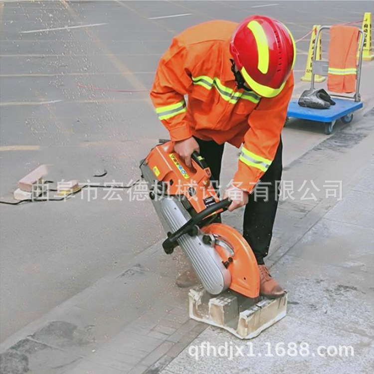 手持式汽油切割机 救援无齿锯 应急切割钢铁切割锯