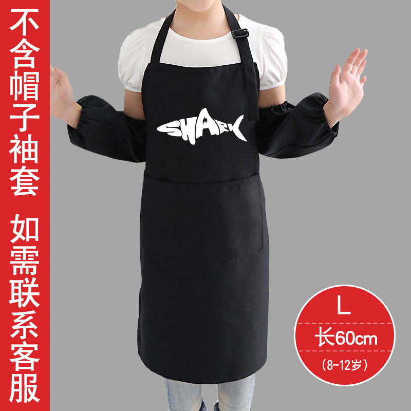 Delantal de pintura de color sólido de moda de estilo coreano anti-incrustante y a prueba de aceite cintura de jardín de infantes ropa de pintura para niños logotipo impreso personalizado