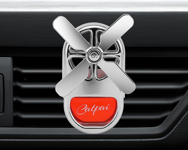 Car Interior Accessories Air Vent Perfume Aromatherapy Odor Removal Four-Leaf Windmill Air Conditioner Outlet Freshener Odor Eliminator