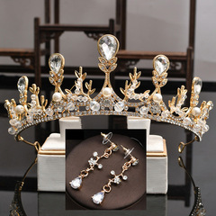 Crown Women's 18th Birthday Headpiece, Bridal Princess Wedding Dress, Korean-style Hairband, Wedding Crown—Internet-Famous, Mori-Girl Style