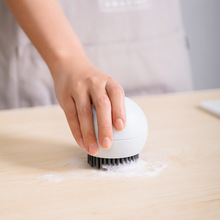 家用圆形可立硅胶耐高温不伤锅锅刷厨房用具去污便捷洗碗清洁刷子