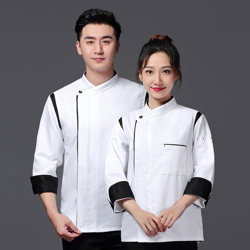 Chef overalls Chef work clothes customized hotel kitchen catering restaurant canteen restaurant chef clothing short sleeve customized