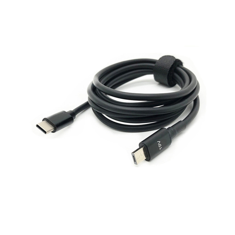 TYPE-C转华硕X205T E202SA思聪本笔记本PD快充线小方口电源线