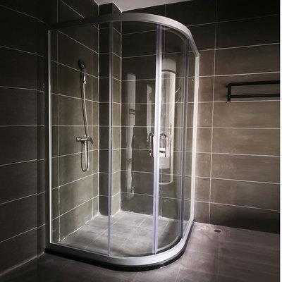 Manufactor wholesale Arc sector Glass Shower Room Aluminum profile standard size Perennial Stock parts full set packing