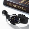 Quartz fashionable waterproof watch for leisure, simple and elegant design