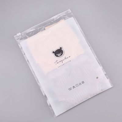 Manufactor Direct selling transparent Plastic Zipper bag Fashion creative Moisture-proof Moisture proof Clothing Storage bag Frosted bags customized