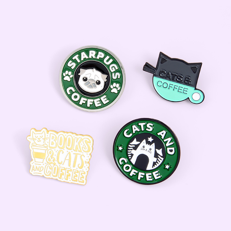 Cat Café Badge