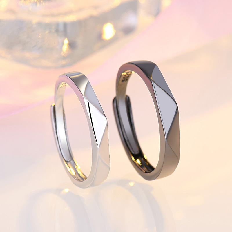 Simple Style Solid Color Copper Plating Rings 1 Piece