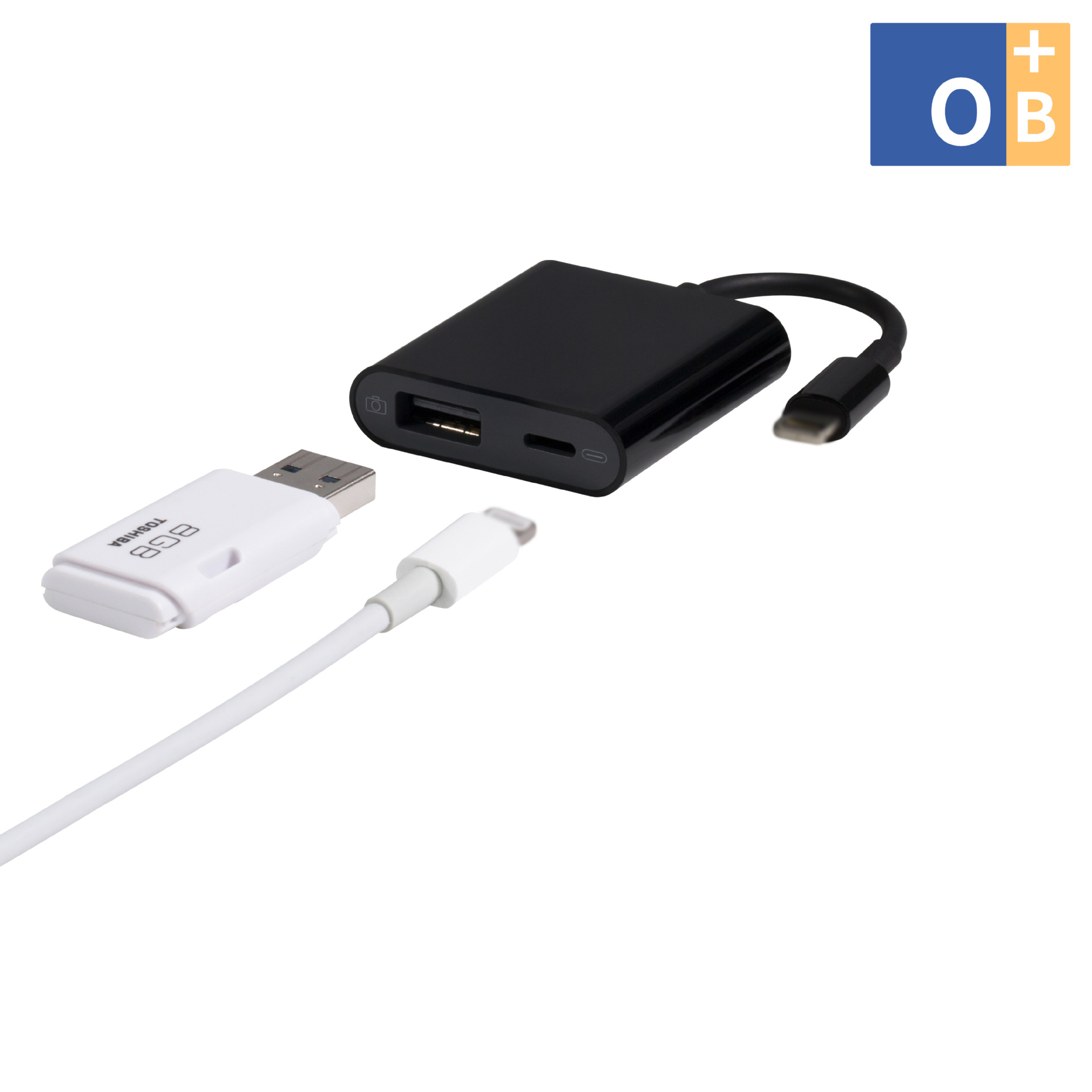 apply Apple support IOS14 iPhone12 OTG data line Adapter cable iPad charge Adapter Two-in-one