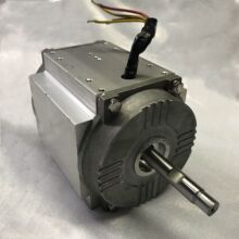 定制铝方壳小电机130w小型卧式实验仪器用真空泵电动机