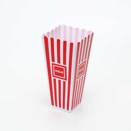 厂家直销长方形塑料爆米花桶 电影院专用爆米花桶
