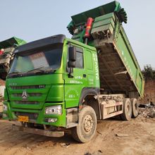 二手豪沃后八轮自卸车 十轮泥头车包过户可分期 国五双桥土方车