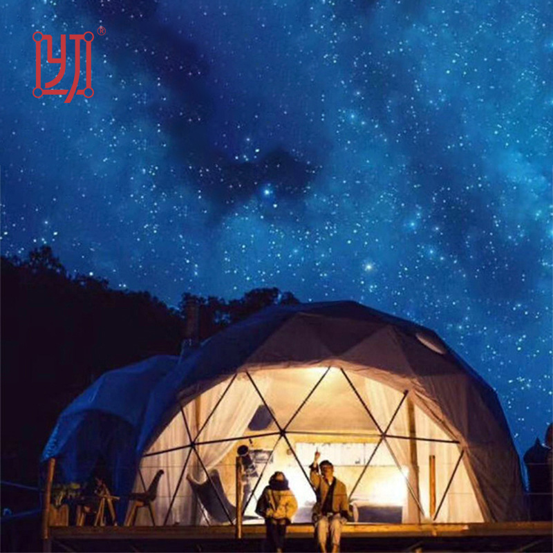 户外露营星空帐篷 酒店民宿创意球形篷房 透明半圆形野营帐篷定制