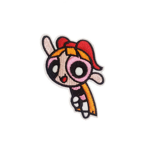 Cartoon Animation Powerpuff Girls Embroidery Clothing Accessories Clothing Accessories Decoration Patch Clothing Accessories