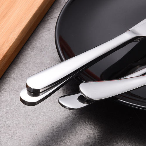 Stainless steel spoon 1010 tableware children's household ice cream spoon hotel coffee spoon can be added with logo spoon