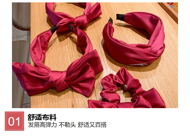 Korean Cute  Big Bow Wild Headband display picture 16