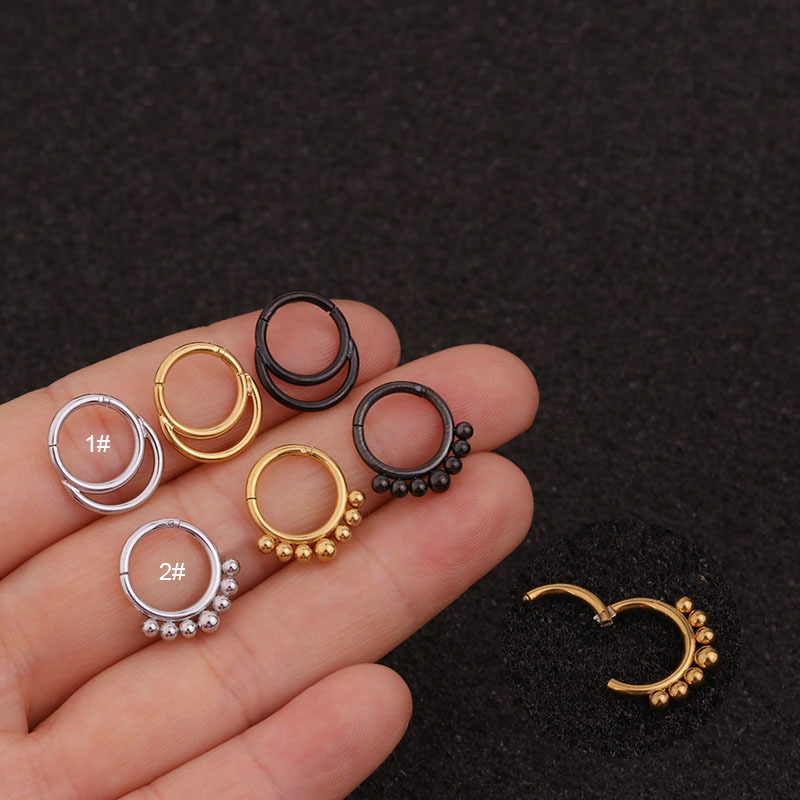 Fashion Stainless Steel Earrings Wholesale display picture 1