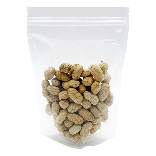 Manufacturer transparent self-standing bag frosted ziplock bag supermarket nut food packaging bag flower tea seal bag universal packaging