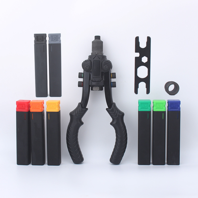 BT-501  11寸三合一手动螺母枪拉铆枪扩孔枪M3-M10/2.4-6.4mm