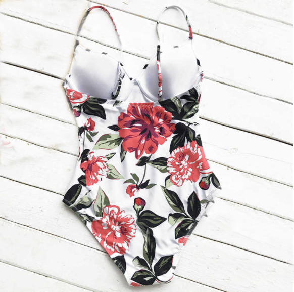 new sling print sexy one-piece swimsuit hot swimwear NSHL3298