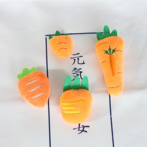 Cute Plush Carrot Rabbit Brooch Cute Bunny Rabbit White Rabbit Accessories Bag Hat Clothing Accessories