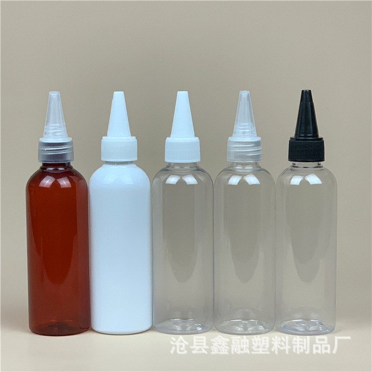 Spot 100ml transparent pointed mouth bot...