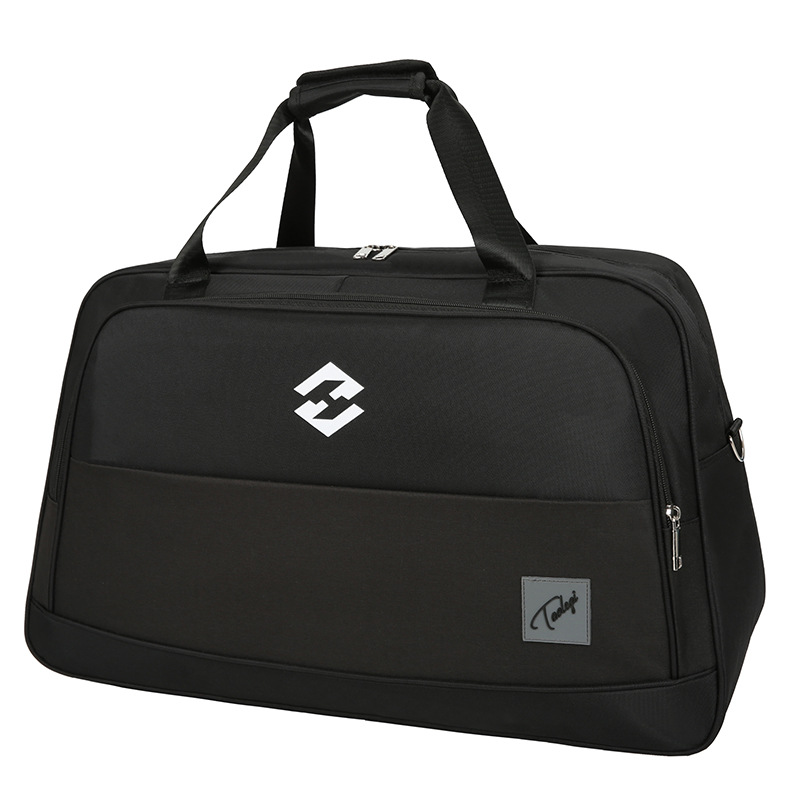 Moda simple gran capacidad bolsa de fitness 2020 nuevo estilo coreano de moda impermeable resistente al desgaste de nylon bolsa de deportes fábrica al por mayor