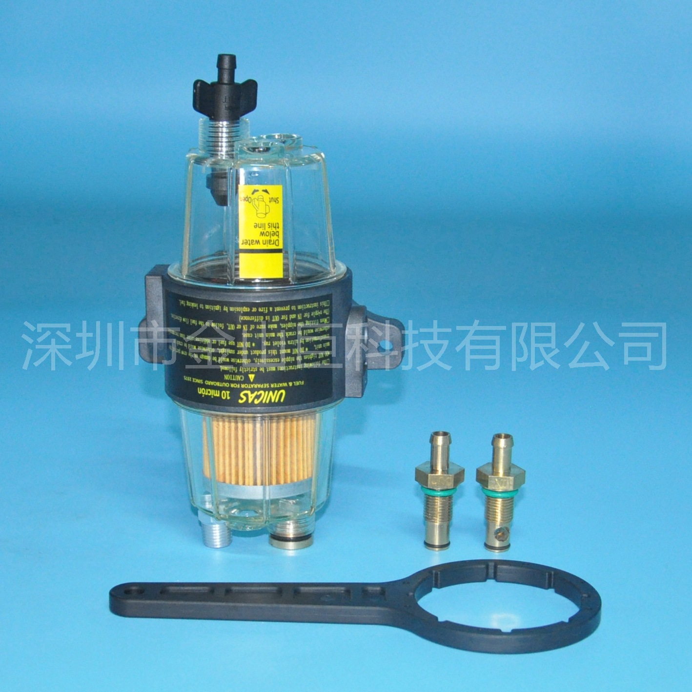 油水分离器总成 UF-10K透明后盖 (8)