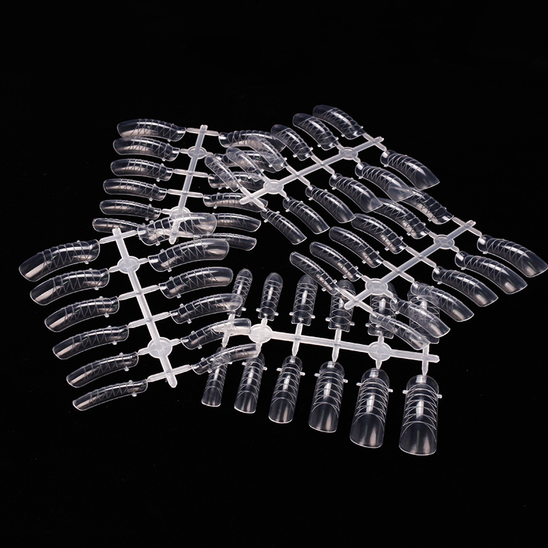 Bolsa especial transfronteriza uñas de uñas sin soporte de papel pegamento de extensión molde de uñas 120 piezas que forman uñas de cristal rápido Auxiliar