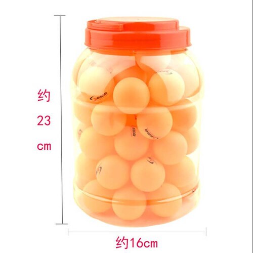 Factory direct sale ping pong balls, 60-pack, 40mm yellow and white ping pong balls for lottery, training, and competition use.