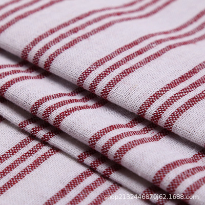gules polyester-cotton blend Striped cloth Handbags apron Curtain cloth Upholstery Pillows Cushion fabric Picnic mat Lunch bag