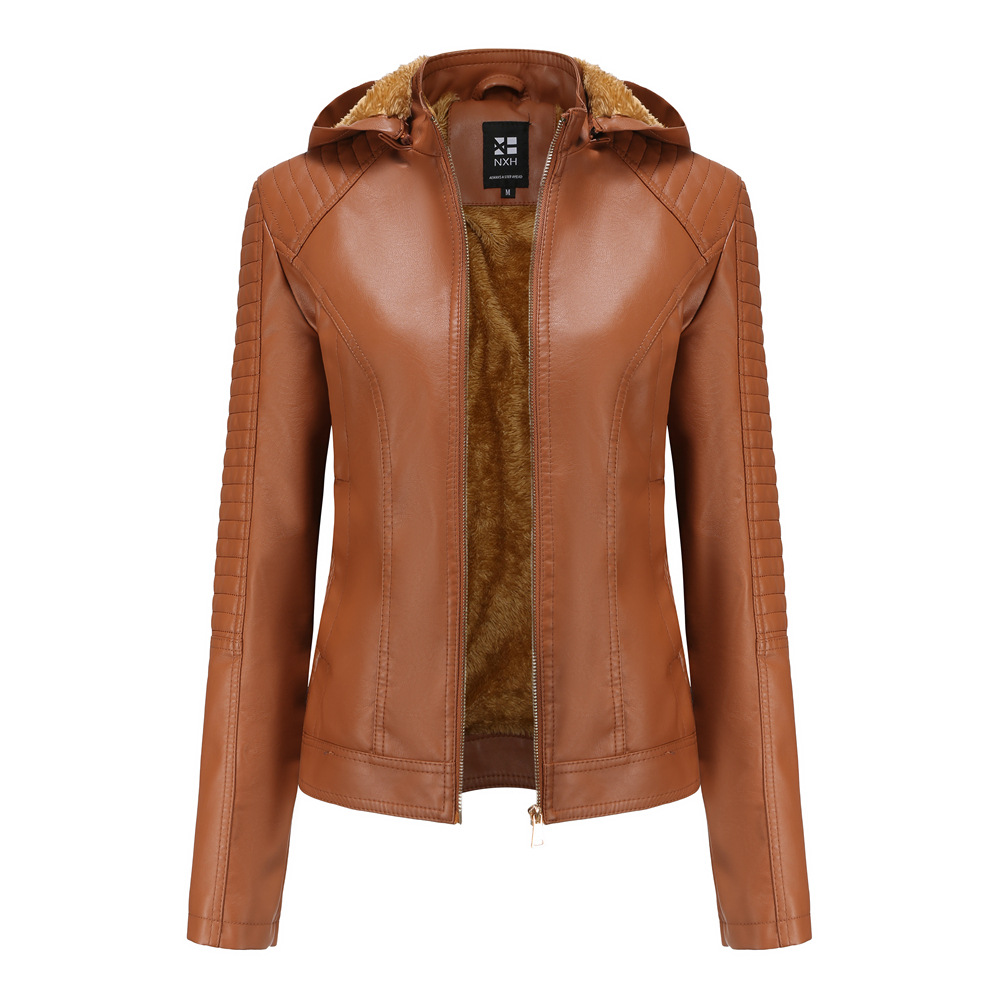 Veste cuir femme en PU - Ref 3447384 Image 9