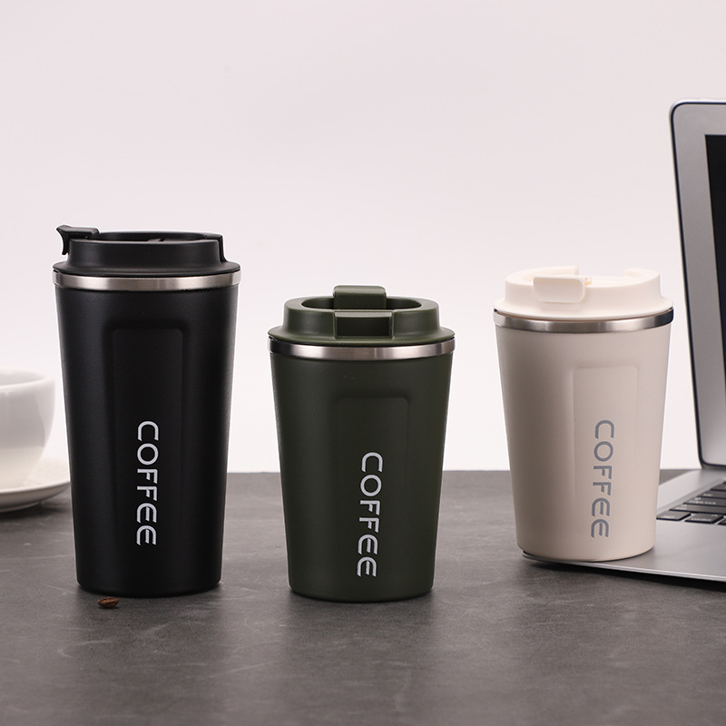 Suministro directo de fábrica simple acero inoxidable vacío taza de café al aire libre portátil coche vacío taza creativa coreana al por mayor