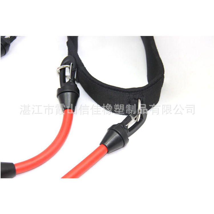 廠家供應(yīng) 室內(nèi)外跆拳道腿部訓(xùn)練器 乳膠多功能瑜加拉力器