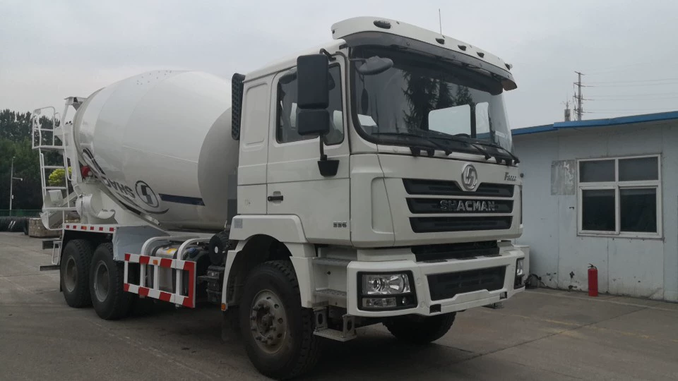 Экспортная модель Shaanxi SHACMAN, дизельная версия, бетономеситель Guosan, грузовик-смеситель 6X4CNG, смеситель природного газа
