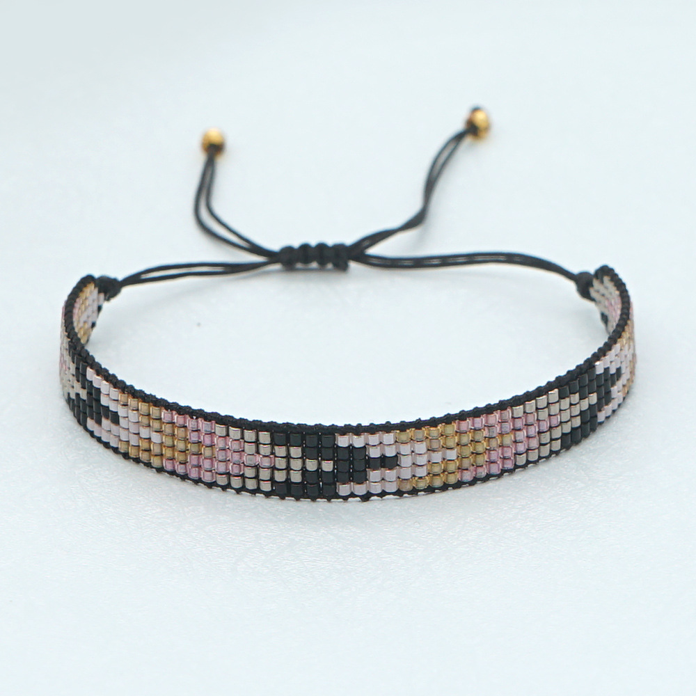Ethnischer Stil Geometrisch Perlen Seil Stricken Armbänder display picture 3